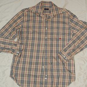 Burberry Mens Button Down Shirt